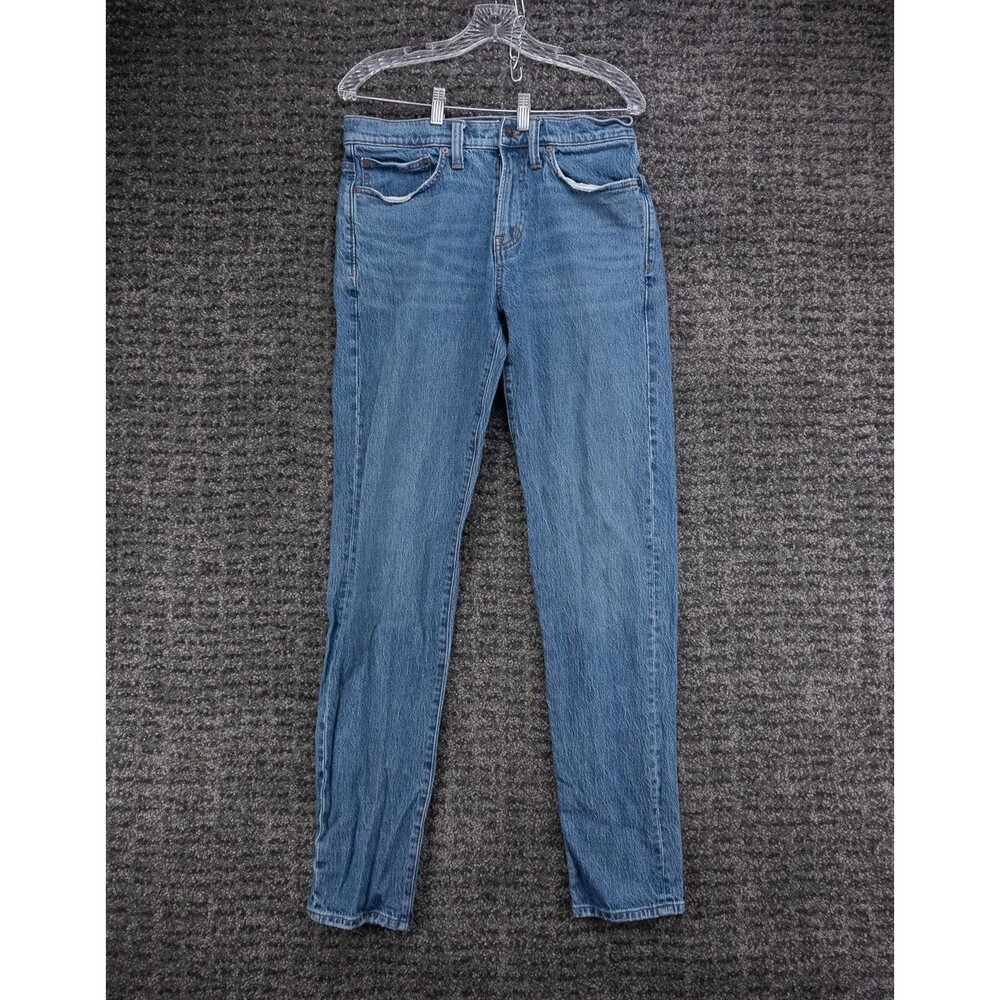 Madewell Jeans Mens 30x34 Actual 30x33 Blue Relaxed Taper Stretch Denim Preppy